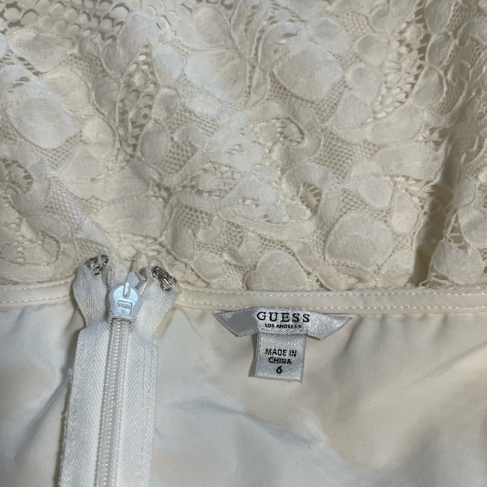 Guess Lace Romper With Open Back - image 4